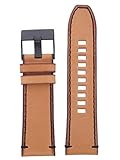 Diesel Uhrband Wechselarmband LB-DZ4476 Ersatzband DZ4476 Uhrenarmband Leder 26 mm Braun