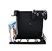 Produktbild KuGi PS4 Slim Konsolen Wandhalterung, PS4 / Xbox One S Konsolenständer Display Wandmontage Kit mit einstellbarer Höhe und Breite, 4 in 1 Smart Game Pad Hanger für PlayStation 4 / PS4S / PS4 Pro Xbox One S Konsole (Schwarz)