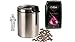 Produktbild Cellini Caffè Crema Forte Ganze Bohne, 1000 g, 1er Pack (1 x 1 kg) + Edelstahldose für 1 kg Kaffeebohnen Neu mit Silicabag von Conny Clever® zur Erhaltung der Aromastoffe von James Premium® +