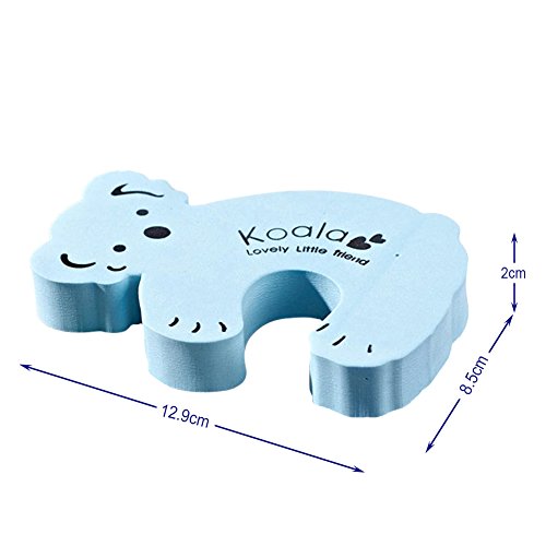 SwirlColor 6 Stück schöne Kinder Sicherheits-Finger-Klemm Karikatur-Tier-Baby-Sicherheits-Tür-Schutz-Stopper Jammer Kids Tür Türanschlag Wache Set - 4