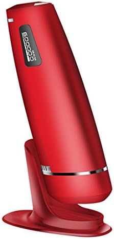 ZENGAI Hair Removal Machine Shaver Private Parts Underarm Whole Body Household Freezing Point Photon Lasting Epilation Skin Rejuvenation 5 Files (600,000 Hair Flashes) Automatic Flash Beauty Equipment ( Color : Red )