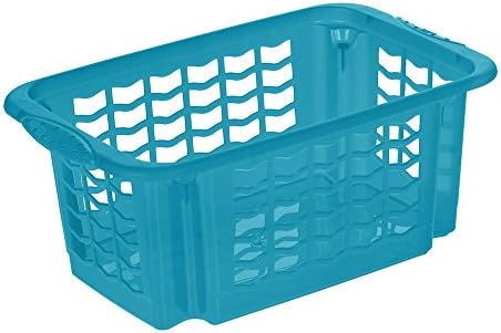 OK Rotating/Stacking Basket, Blue/Transparent, Small