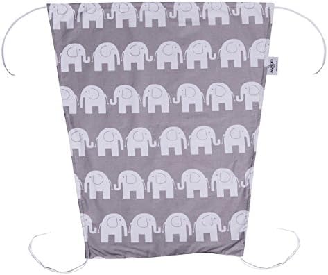 KempKids. Canopy for Stroller Pushchair, Sunshade Cover, Newborn Baby Protection, Sun Protector, Sunscreen, Solar sail, Size: 50 x 65 cm, Elephants