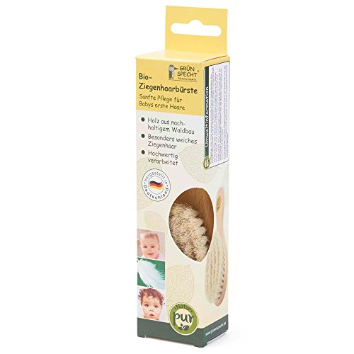 Grünspecht 604-00 Bio-Ziegenhaarbürste Natur-Pur - 2