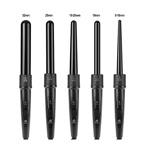Anself 5 in 1 Multifunktions Austauschbarer Lockenstab Kit - 4