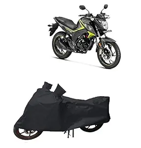 NEXTON Dustproof & Water Resistant Bike Cover Compatible with Honda Cb Hornet 160 All Season Protection (Black Color)