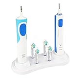 Fypo Soporte para Cepillos de Dientes Eléctrico Oral-B Portacepillo Sostenedor de Oral B Blanco