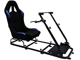 FK-Automotive Game Seat Spielsitz fr PC und Spielekonsolen Stoff schwarz/blau - 