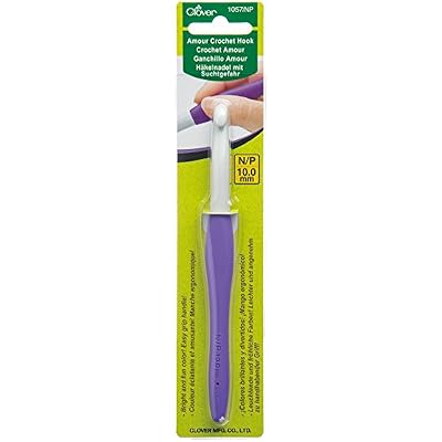 Clover Amour Crochet Hook-Size N/P/10.0Mm