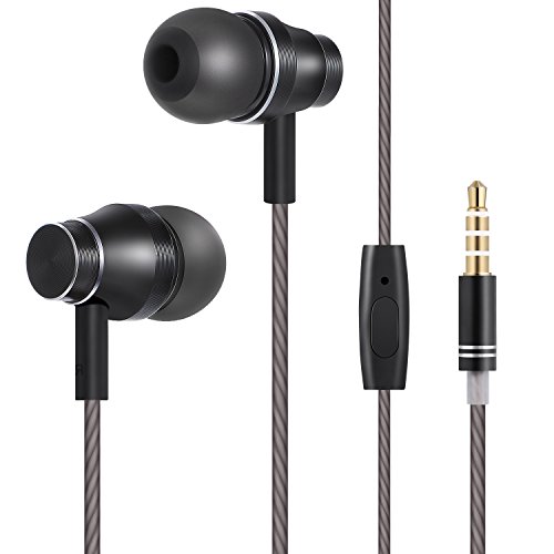 Bestfy Compartible con Telefono Android y Phone Auriculares con Cable Bestfy Negro Brillante