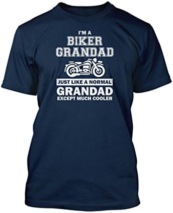 Glare UK Biker Grandad Ex - Tee Navy - X-Large