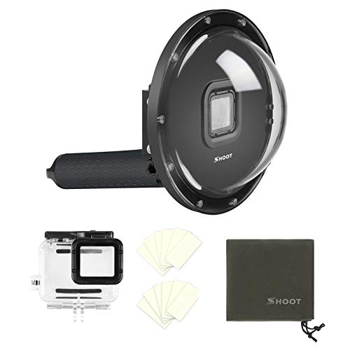 D&F 6 pollici Subacquea Dome Impermeabile Dome Prort alloggiamento impermeabile per GoPro HERO 7 Nero /HERO 6/ HERO 5/ HERO (2018) Subacquea Fotografia