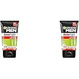 Garnier Men, Anti-Pimple Face Wash, Repairs Skin & Balances Oils, AcnoFight, 150 g (Pack of 2)