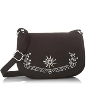 Stockerpoint Damen T-810 Umhängetasche, Schwarz (Schwarz), 7x15x21 cm