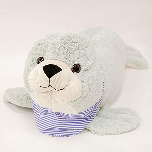 Preisvergleich Produktbild Drezi Plüsch / Seehund mit Halstuch / Plüschtier / (27cm, grau)