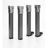 Se adaptan fácilmente a cualquier clase de somier con tubo de 30 mm x 30 mm ya que son de tipo universal.