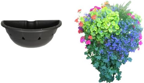 Large EasyFill-Pro Wall Basket - Black 59cm Pack of 4
