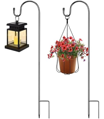 Gancio Da Pastore Regolabile - 2 Pezzi, 96 Cm, 5 Punte, Nero - Foto 13