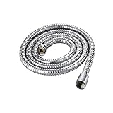 Ajuste universal: la manguera de la ducha tiene una interfaz universal estándar (G1 / 2) para la mayoría de los accesorios. Siéntase libre de disfrutar de la ducha.