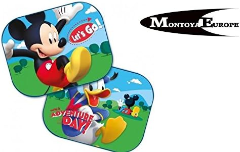 2x Car SunShade UV Baby Children Kids Disney (Mickey)