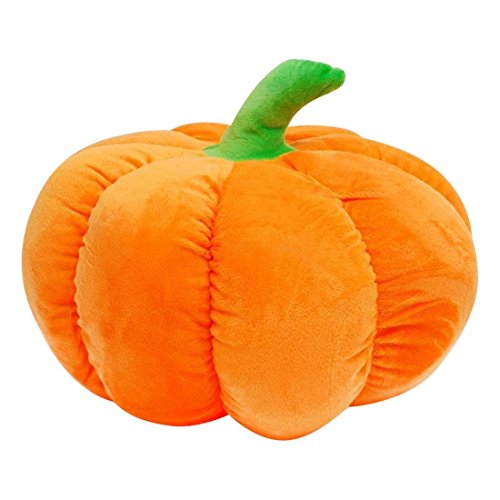 missley 3D Baumwolle Kürbis Kissen Überwurf Kissen Deko Kissen für Sofa Cute Cartoon Kürbis für Halloween Halloween Geschenk