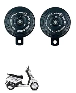 Znee Smart Motorcycle Horn Loud Sound Waterproof 12V 110DB (Set of 2) for Mahindra Gusto