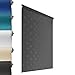 Produktbild Duschrollo: Duschvorhang Hawaii 240 x 140 cm (LxB) in ANTHRAZIT - Shower Rollo mit Kettenzug UNI Design