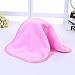 Facial Cleansing Cloths, E-TOP Natural Makeup Remover Premium Microfibre - Removes Makeup in Seconds with Just Water - Chemical Free Super Soft & High Water Absorption Microfibre Cloth, Pink