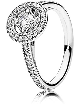 Pandora Damen-Ring 925 Silber Zirkonia weiß - 191006CZ
