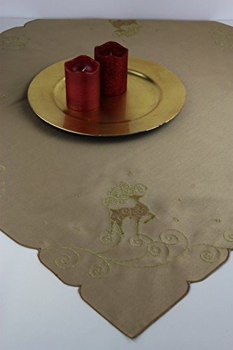 Kamaca Tischdecke/Mitteldecke 85 x 85 Freude im Advent/Weihnachten - Modernes Design - Größe 85 cm x 85 cm - schöne Auswahl Shop (Modell G : Rentier modern) Kamaca Tischdecke/Mitteldecke 85 x 85 Freude im Advent/Weihnachten - Modernes Design - Größe 85 cm x 85 cm - schöne Auswahl Shop (Modell G : Rentier modern)