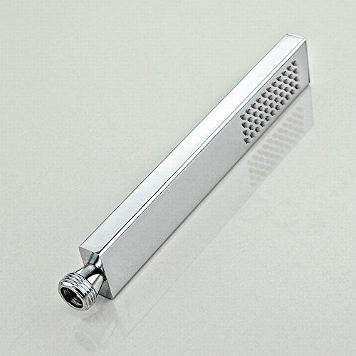 SUMERAIN Messing Chrom Handbrause Handheld Duschkopf Brausekopf Geschirrbrause Stabhandbrause Einzelfunktion - 3