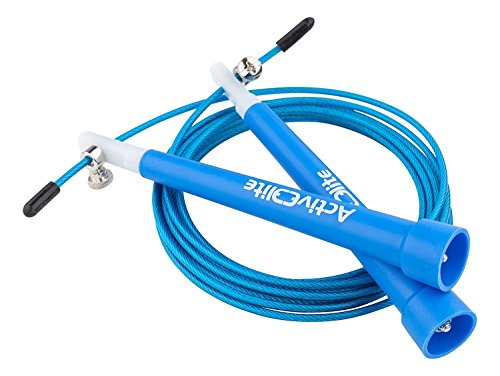ActiveElite – Profi Springseil für Sport & Fitness – Ideal für: Boxen, Crossfit, MMA, WOD – BONUS: Transporttasche - 4