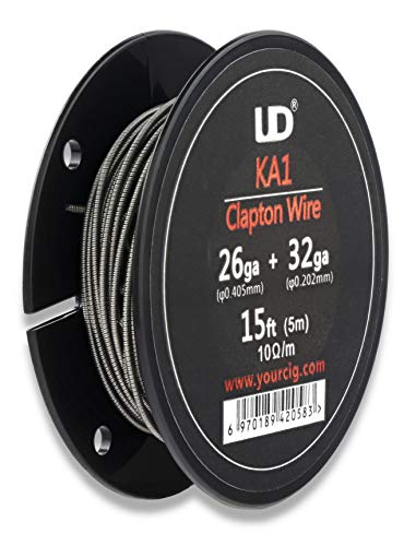 UD Youde - Carrete de alambre kanthal A1, Clapton 26 + 32 AWG, 5 M