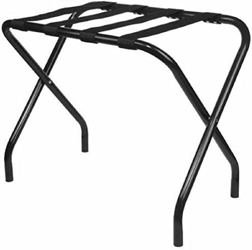 LUXEHOME Folding Powder-coated Steel Luggage Rack without Back