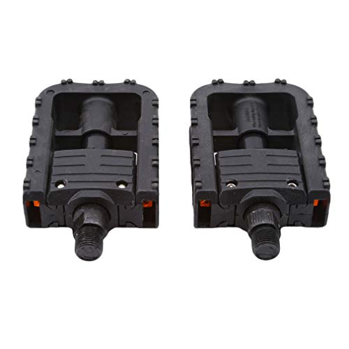 Preisvergleich Produktbild SUNSKYOO Fahrrad Pedale, Aluminiumlegierung Mountainbike Pedale Reparatur Replacment Teile für Rennrad / Fixed Gear Fahrrad / Mountainbike, schwarz