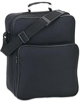 Umhängetasche Reisebegleiter Arbeitstasche Herrentasche Damentasche, schwarz, 28 x 34 x 14cm
