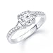 V. K. Jewels Resplendent Rhodium Plated Solitaire Ring For Women - Fr1055R [Vkfr1055R] RS.149.00