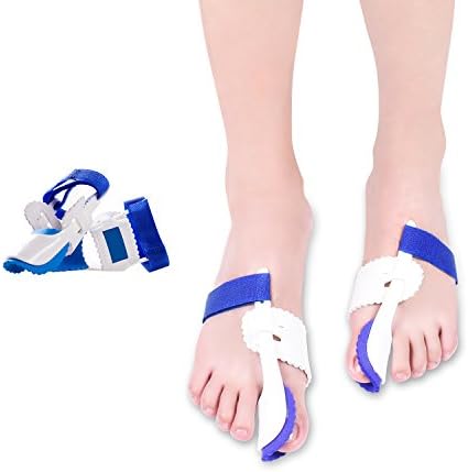 Bunion Corrector and Bunion Relief , One Pair Pain Relief &amp; Correction Pads and Tailors Bunion and Big Toe Joint Treat Pain in Hallux Valgus， Hammer Toe Pain Relief Kit by YOMEKOLY