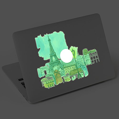 Vococal Night-Luminous PVC Abnehmbar Notebook Skin-Aufkleber Partielle Decals Sticker Abziehbilder Abziehbild für 13 Zoll Apple MacBook Air A1466 / A1369 / MacBook Pro A1278, Stil A - 3