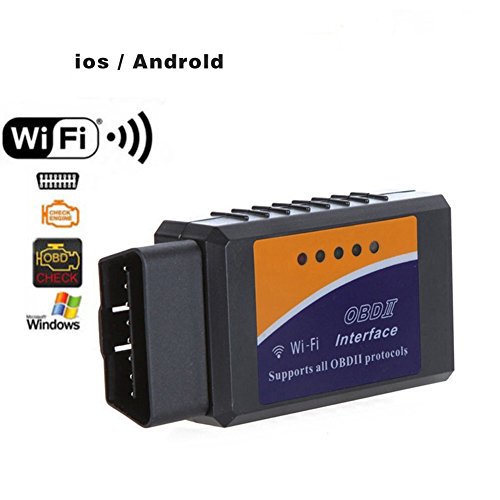 wildlead ELM327 OBDII OBD2 Scanner WIFI Voiture Moteur Diagnostic Testeur Lecteur de Code pour iPhone Android Système