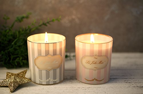 Duftkerze Jasmin Duft im Glas Sojawachs Kerze 45Std Geschenk für Mutter Mom - 5