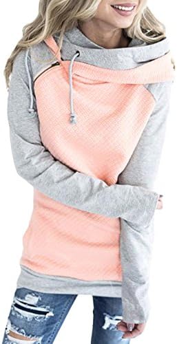 FASTYLING Ladies Casual Pullover Hooded Hoodies Long Sleeves Coat Loose Casual Sweatshirts for women