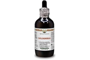 Hawaii Pharm Europe Goldenseal (Hydrastis Canadensis) Powdered Root Alcohol-Free Liquid Extract Glycerite 120 ml
