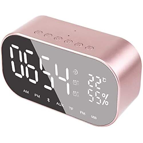 Amazon.co.uk rose gold alarm clock