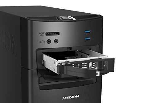 Medion Akoya P4130D Desktop-PC (AMD A10-8750 Prozessor, 2TB HDD Festplatte, 240GB SSD Festplatte, 8GB Arbeitsspeicher, AMD Radeon R7 Grafik, Win 10 Home) schwarz - 4