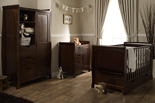 Obaby Lincoln 3 Piece Furniture Set - Walnut