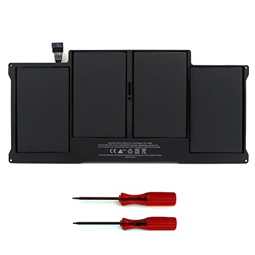 YGJ®Neuer Laptop Akku für Apple MacBook Air 13" A1405 A1377 A1496, fits A1369 (Mid 2010, Mid 2011 version) A1466 (Mid 2012, Mid 2013, Early 2014 Version) [ Li-Polymer 7200mAh 55Whr ] - 18 Monate Garantie