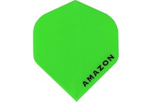 DARTS CORNER Designa Darts Amazon Flights | Extra Strong 100 Micron | Standard No2 Shape and Pack Sizes.