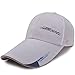Produktbild GAOJUAN Sommer-Kappe Sonnenschutz-Visier Verlängerte Kante Gedruckt Atmungsaktive Mesh-Kappe Herren Outdoor-Reisen Hut Angeln Cap UV-Schutz Damen Sun Hat Baseball Cap Einstellbar,Gray