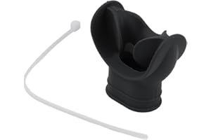 GETTIMORE Support de régulateur de plongée léger et portable, maintient l'embout buccal en toute sécurité, améliore le plaisir de la plongée (noir)